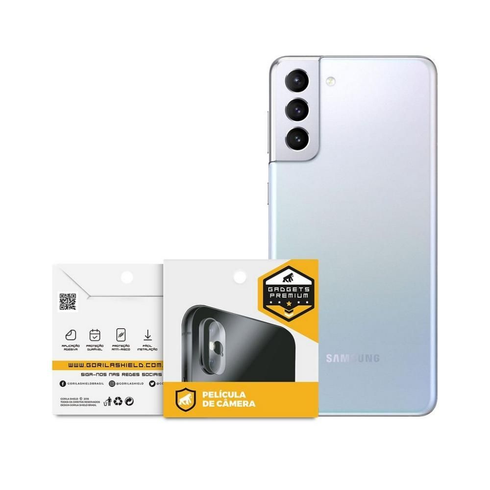 Encontraproduto.com.br - Película para Lente de Câmera para Samsung Galaxy S21 Plus - Gshield