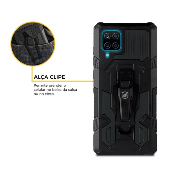 Encontraproduto.com.br - Capa case capinha para Samsung Galaxy A12 / M12 - Clip - Gshield