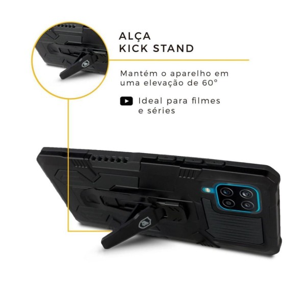 Encontraproduto.com.br - Capa case capinha para Samsung Galaxy A12 / M12 - Clip - Gshield