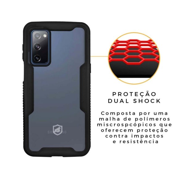 Encontraproduto.com.br - Capa case capinha Dual Shock para Samsung Galaxy S20 - Gshield