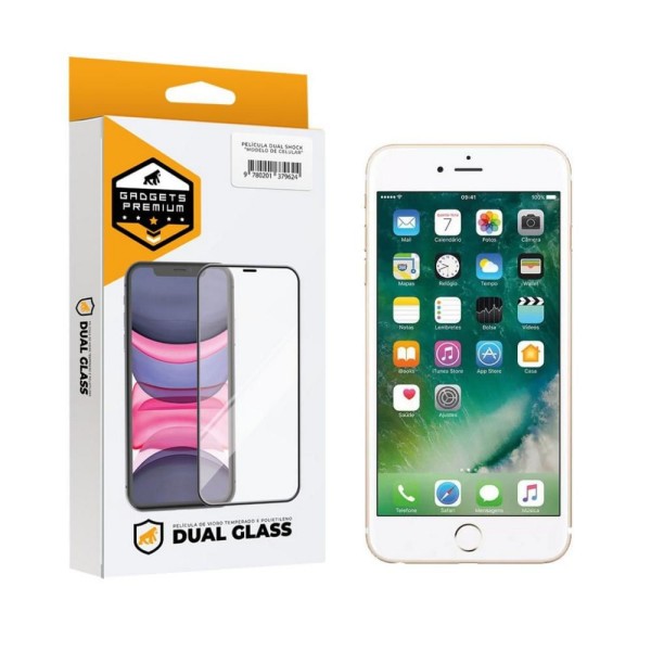 Película Dual Glass para iPhone 6 Plus - Branca - Gshield