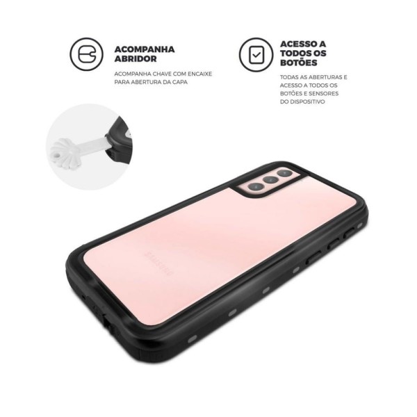 Encontraproduto.com.br - Capa Case Capinha À Prova DÁgua Nautical Para Samsung Galaxy S21 - Gshield