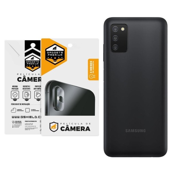 Encontraproduto.com.br - Película Para Lente De Câmera Para Samsung Galaxy A03S - Gshield