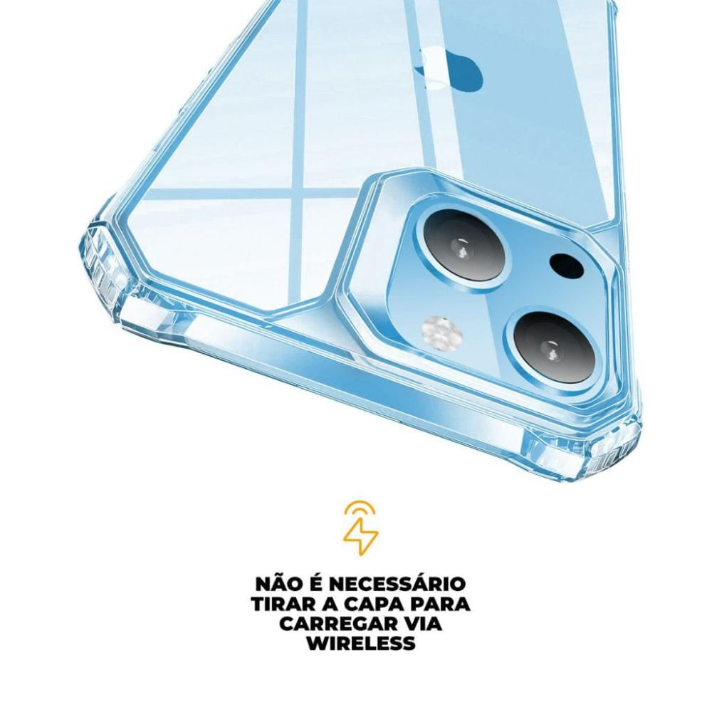 Encontraproduto.com.br - Capa Clear Proof p/ iPhone 13 Gorila Shield GS-4166-IP