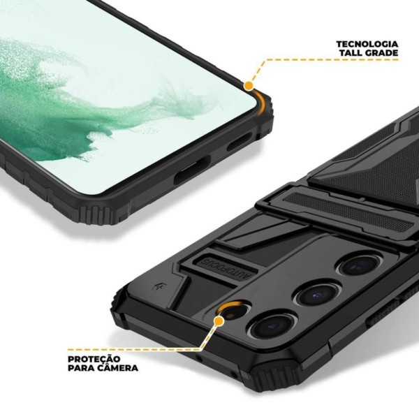Encontraproduto.com.br - Capa case capinha Guardian para Samsung Galaxy S22 Plus - Preta - Gshield