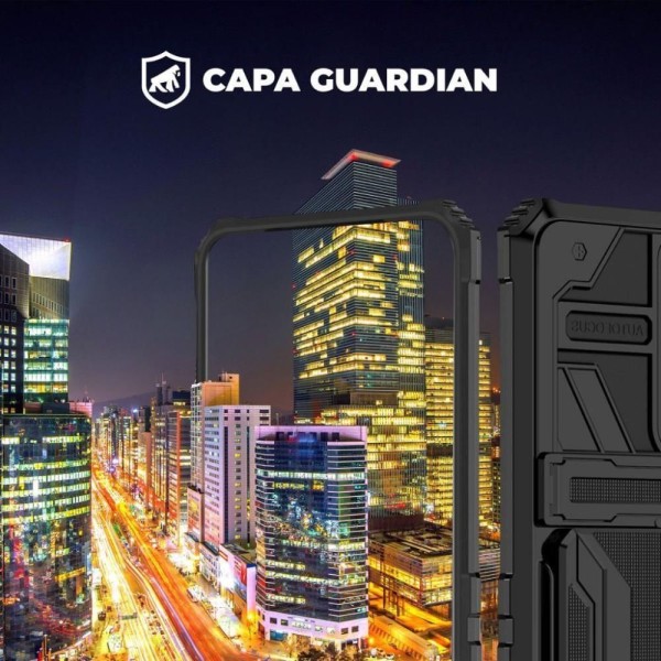 Encontraproduto.com.br - Capa case capinha Guardian para Samsung Galaxy S22 Plus - Preta - Gshield