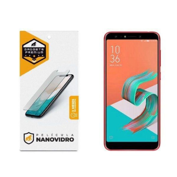 Encontraproduto.com.br - Kit Capa case capinha Dual Shock e Pelicula Nano Vidro para Asus Zenfone 5 / 5z - Gshield