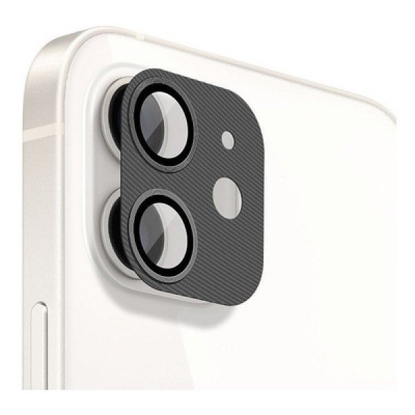 Encontraproduto.com.br - Protetor De Lente De Câmera De Alumínio Para Iphone 12 Mini - Preta - Gshield
