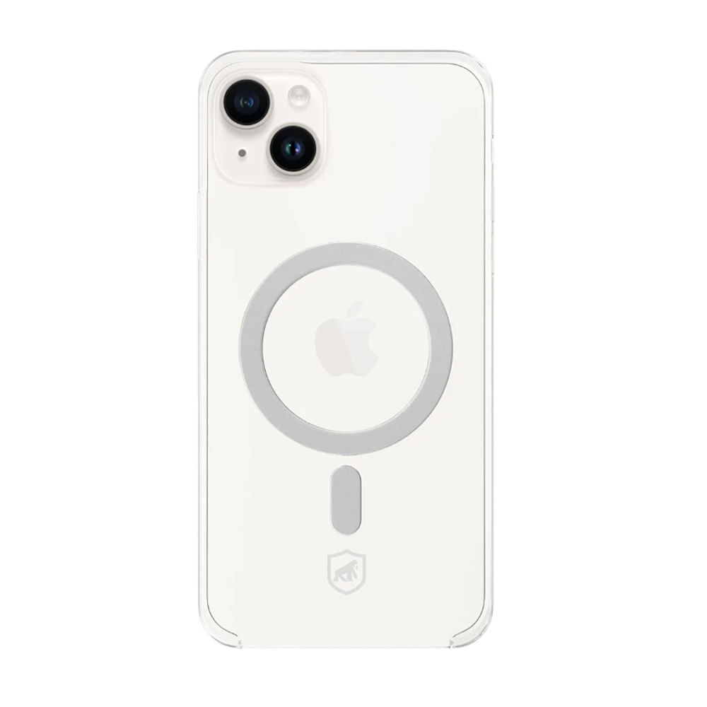 Encontraproduto.com.br - Capa Magsafe p/ iPhone 14 Plus Transparente Gorila Shield