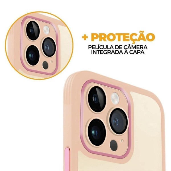 Encontraproduto.com.br - Capa para iPhone 14 Plus - Lite Rosa - Gshield