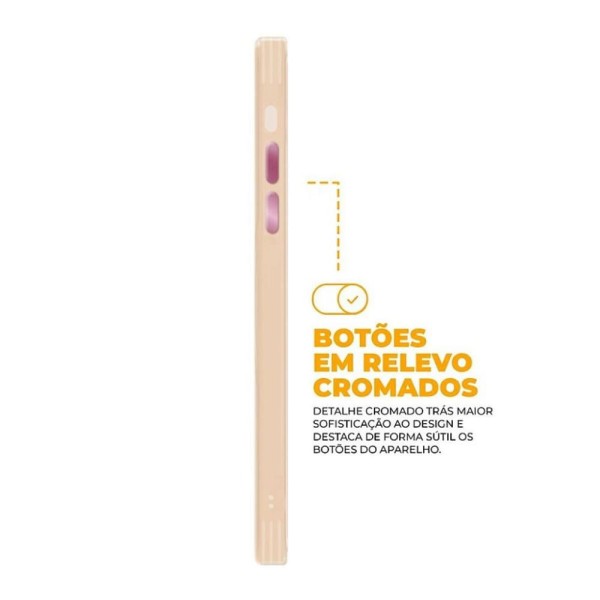Encontraproduto.com.br - Capa para iPhone 14 Plus - Lite Rosa - Gshield