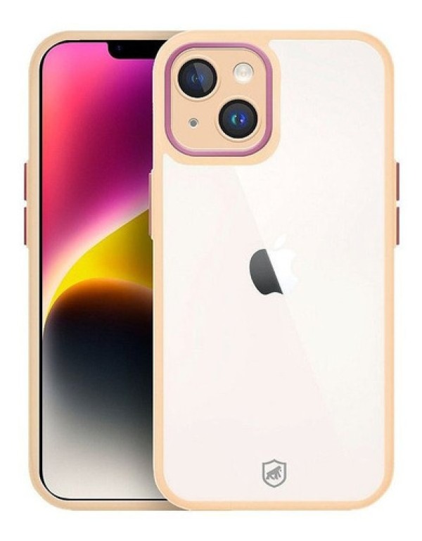 Encontraproduto.com.br - Capa para iPhone 14 Plus - Lite Rosa - Gshield