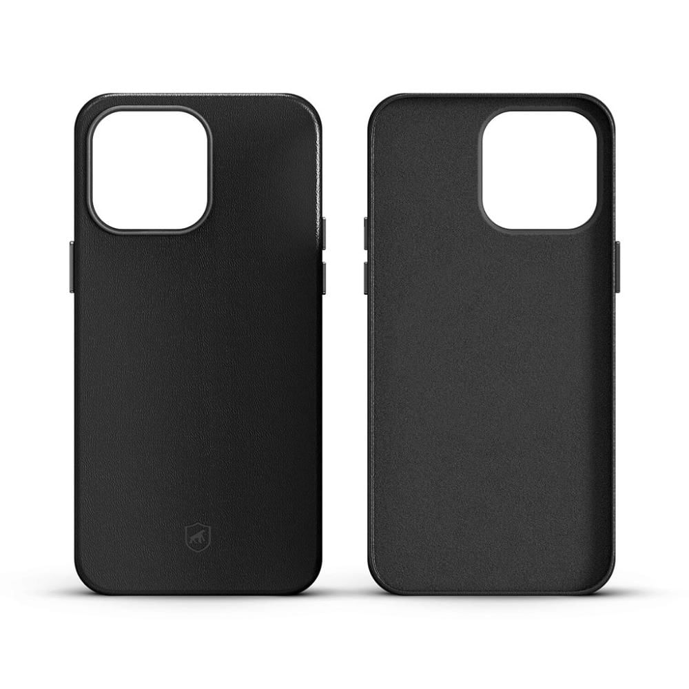 Encontraproduto.com.br - Capa Couro e Pelicula Coverage para iPhone 14 Pro - Gshield