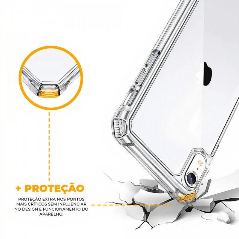 Encontraproduto.com.br - Kit Capa Clear Proof e Pelicula Coverage 5D Pro Preta para iPhone XR - Gshield