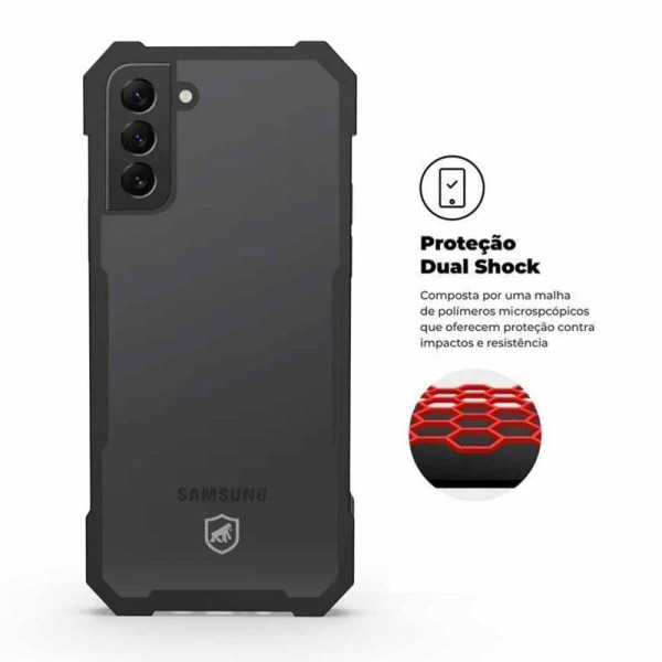 Encontraproduto.com.br - Capa Dual Shock X E Pelicula Para Galaxy S22 - Gshield