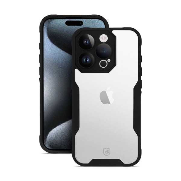 Capa para iPhone 15 Pro - Dual Sense Preta - Gshield