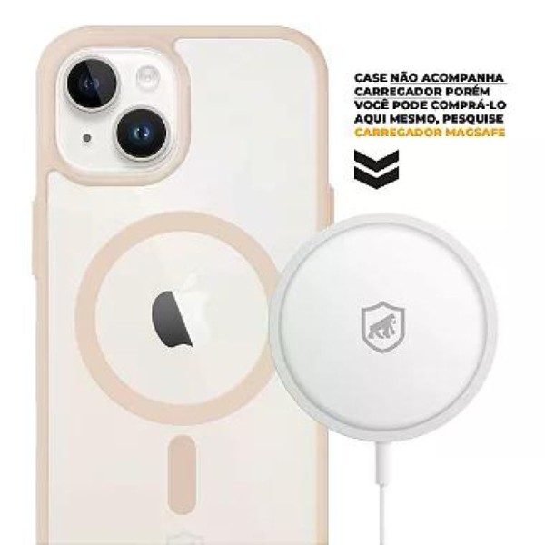 Encontraproduto.com.br - Capa MagSafe para iPhone 15 Pro - Rosa - Gshield
