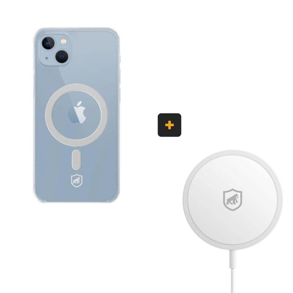 Encontraproduto.com.br - Kit Magsafe - Carregador e Capa para iPhone 14 - Gshield