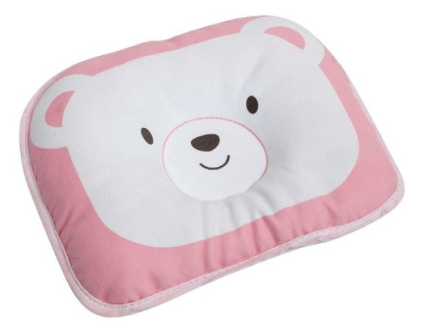 Encontraproduto.com.br - Travesseiro Para Bebe Urso Rosa 10722 - Buba