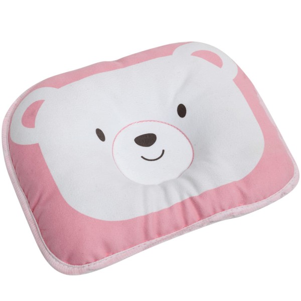 Encontraproduto.com.br - Travesseiro Para Bebe Urso Rosa 10722 - Buba