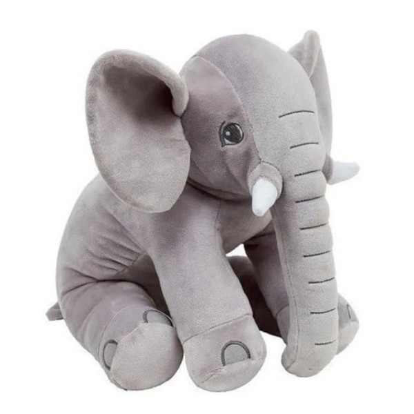 Encontraproduto.com.br - Pelúcia Elefantinho Cinza (3m+) - Buba