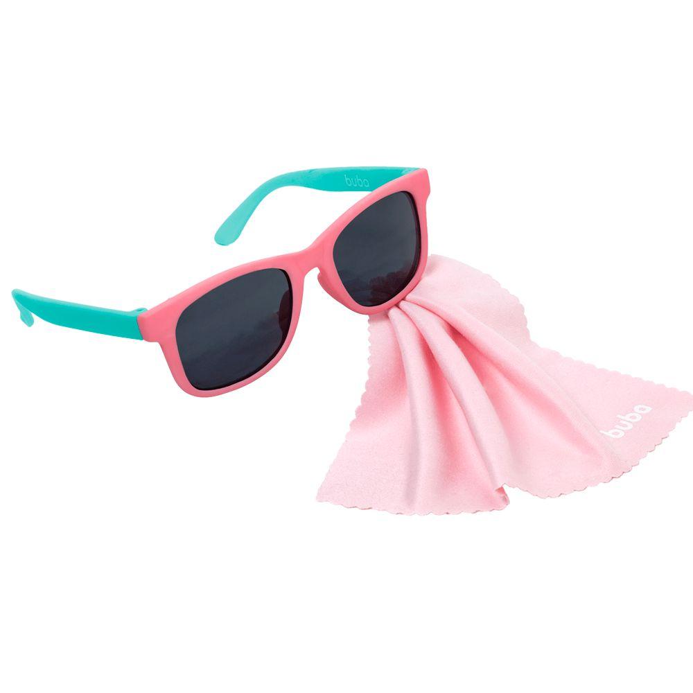 Encontraproduto.com.br - Óculos de Sol Infantil Rosa/Verde Proteção UVA e UVB Buba