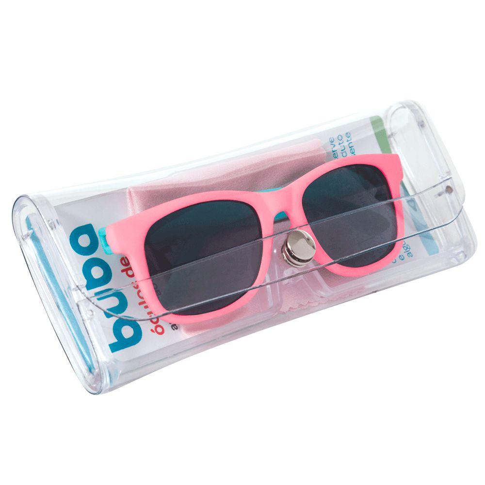 Encontraproduto.com.br - Óculos de Sol Infantil Rosa/Verde Proteção UVA e UVB Buba