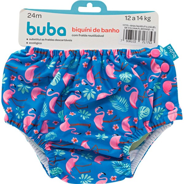Encontraproduto.com.br - Biquíni Ecológico Reutilizável de Piscina Flamingo - Buba
