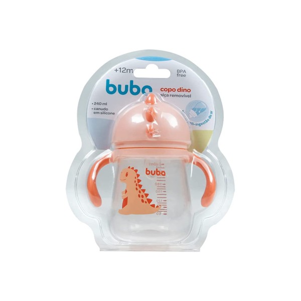 Encontraproduto.com.br - COPO DINO COM ALCA ROSA - BUBA