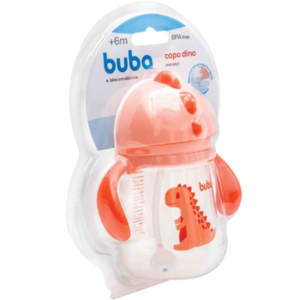 Encontraproduto.com.br - COPO DINO COM ALCA ROSA - BUBA