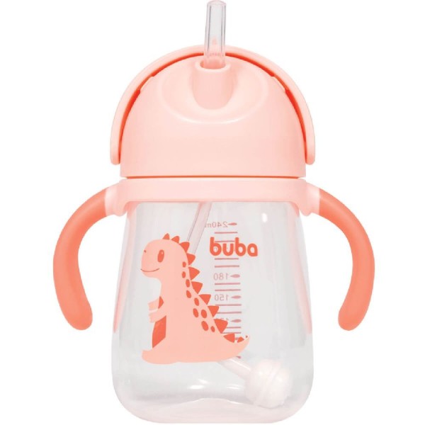 Encontraproduto.com.br - COPO DINO COM ALCA ROSA - BUBA