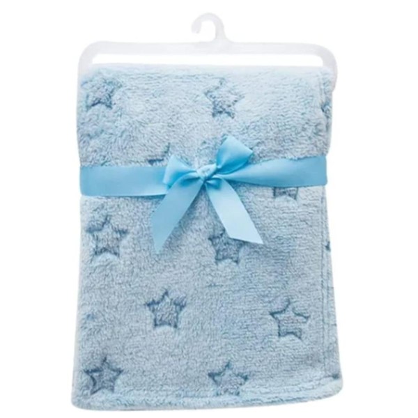 Encontraproduto.com.br - Mantinha Para Bebê Buba Estrelinhas Cinza