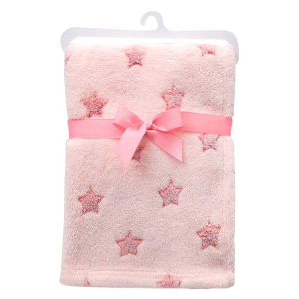 Encontraproduto.com.br - Mantinha Estrelinhas Rosa Buba 11847