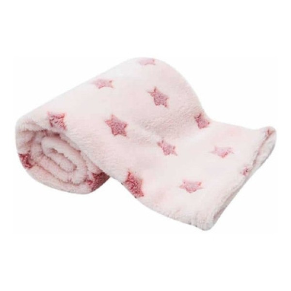 Encontraproduto.com.br - Mantinha Estrelinhas Rosa Buba 11847