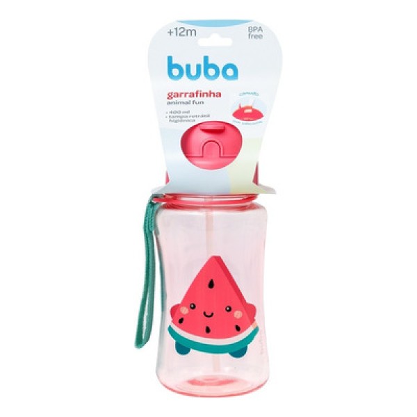Garrafinha Infantil 400ml Frutti Melancia 12106 Buba
