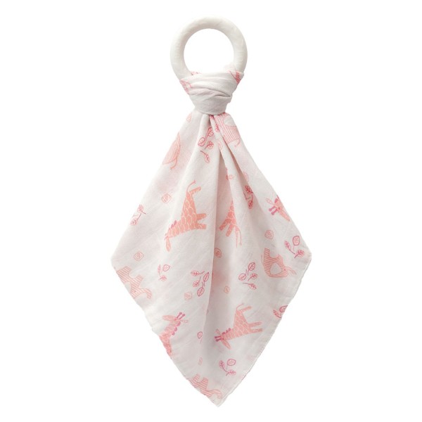 Encontraproduto.com.br - NANINHA ESTAMPADA COM MORDEDOR ARGOLA -  ROSA