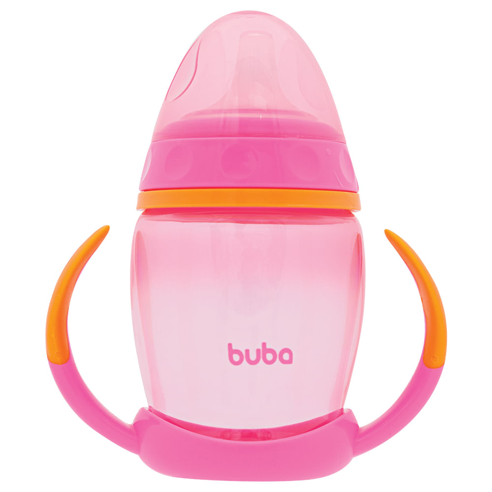 Encontraproduto.com.br - Copo Com Alca Removível - Rosa Buba Baby