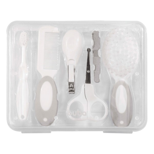 Encontraproduto.com.br - Kit Cuidados e Higiene Com Estojo Bebê Criança 6 Peças Buba