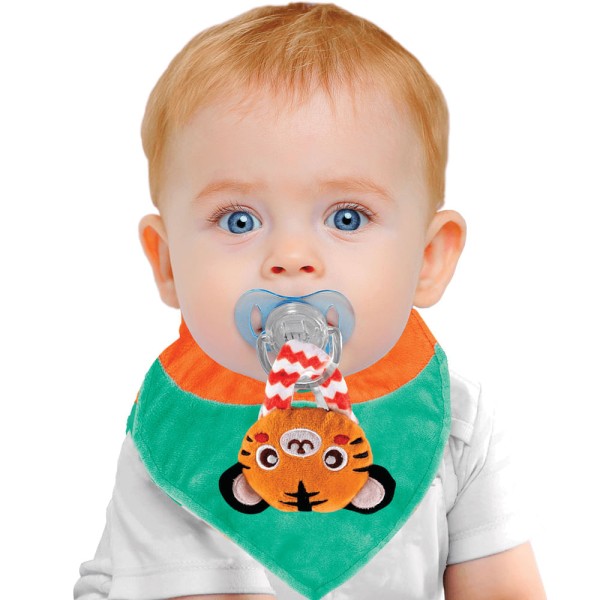 Encontraproduto.com.br - Bandana Plush Com Mordedor Bub Buba 12756