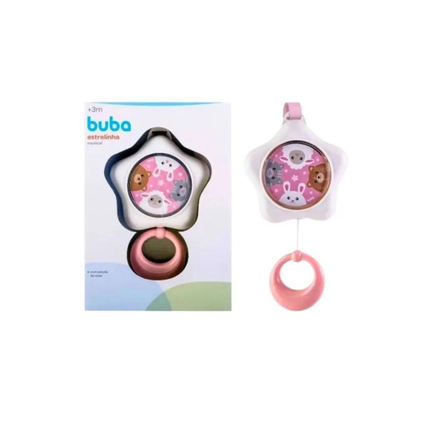 Estrelinha Musical Rosa (3m+) - Buba
