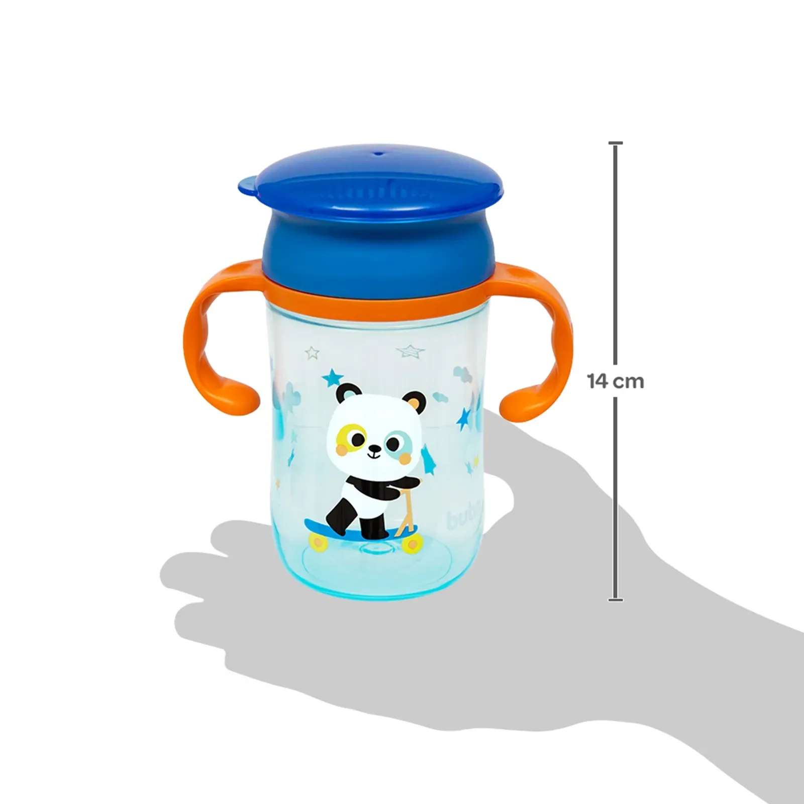 Encontraproduto.com.br - Copo de Treinamento Buba 360° Zoo Panda Colorido
