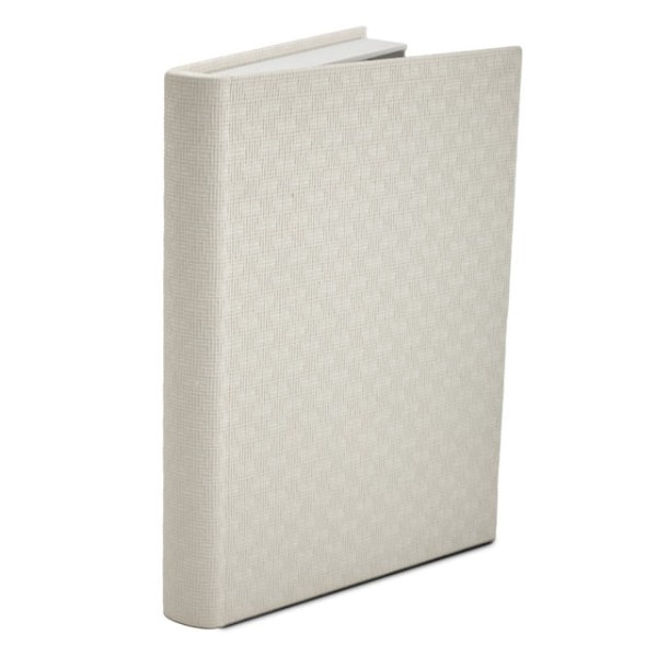 Encontraproduto.com.br - Livro Caixa Mdf com Revestimento Pu 32x23 Off White Mart Presente