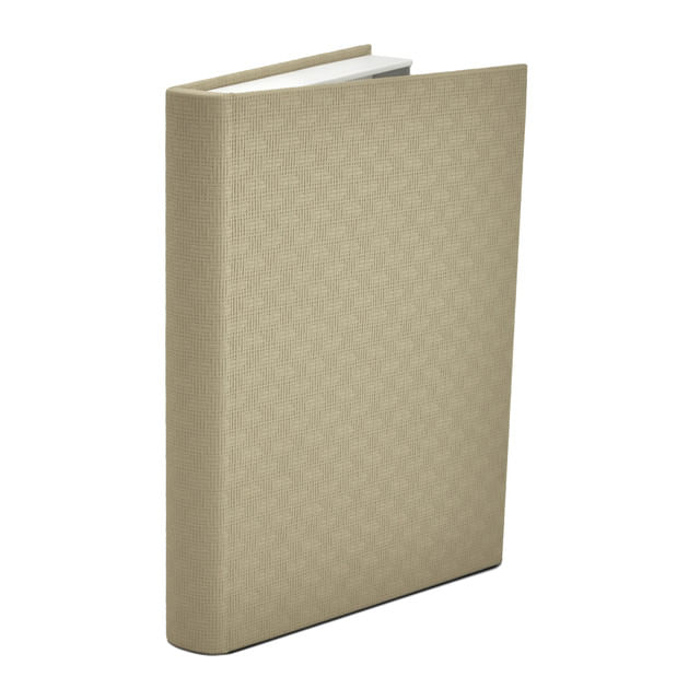 Encontraproduto.com.br - Livro-caixa Em Mdf Com Revestimento Em Pu Bege Mart 32cm