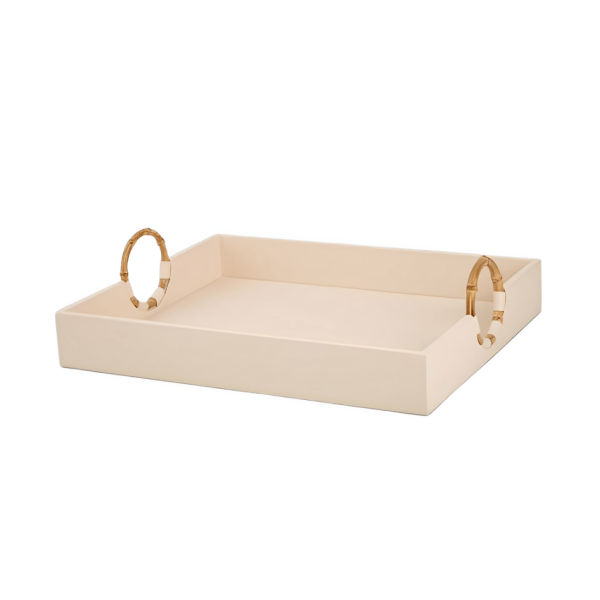Encontraproduto.com.br - Bandeja em MDF com Revestimento em PU Branca 40cm