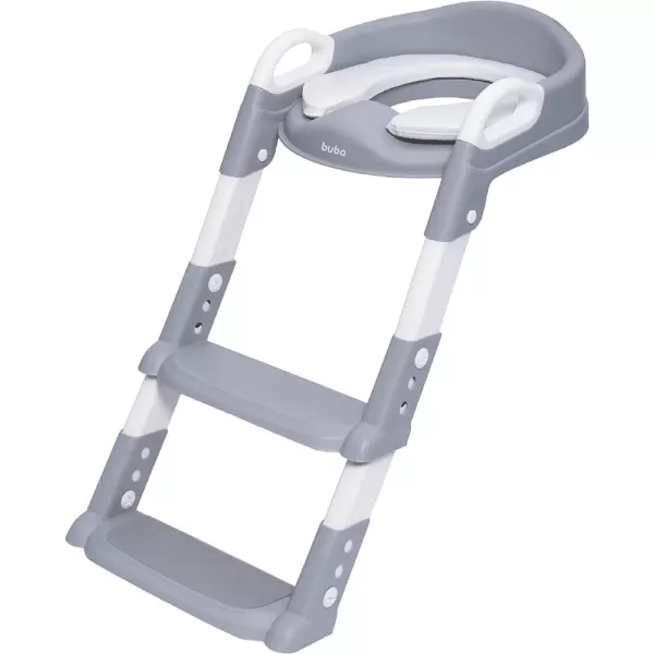 Encontraproduto.com.br - Assento Redutor com Escada - Cinza - Buba