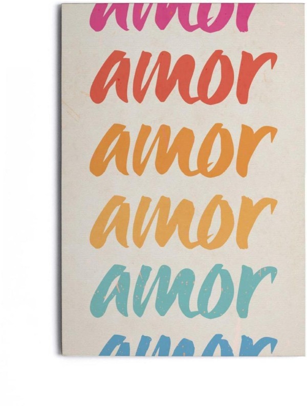 Encontraproduto.com.br - Placa Decorativa Amor MDF 6mm