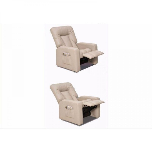 Encontraproduto.com.br - Poltrona do Papai Reclinável Pallas MX5 Corano Bege Matrix