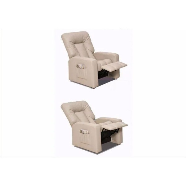 Encontraproduto.com.br - Poltrona do Papai Reclinável Pallas MX5 Corano Bege Matrix