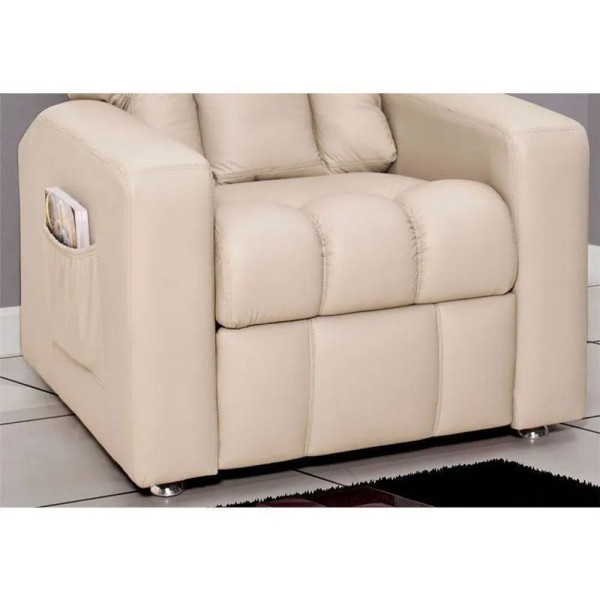 Encontraproduto.com.br - Poltrona do Papai Reclinável Pallas MX5 Corano Bege Matrix