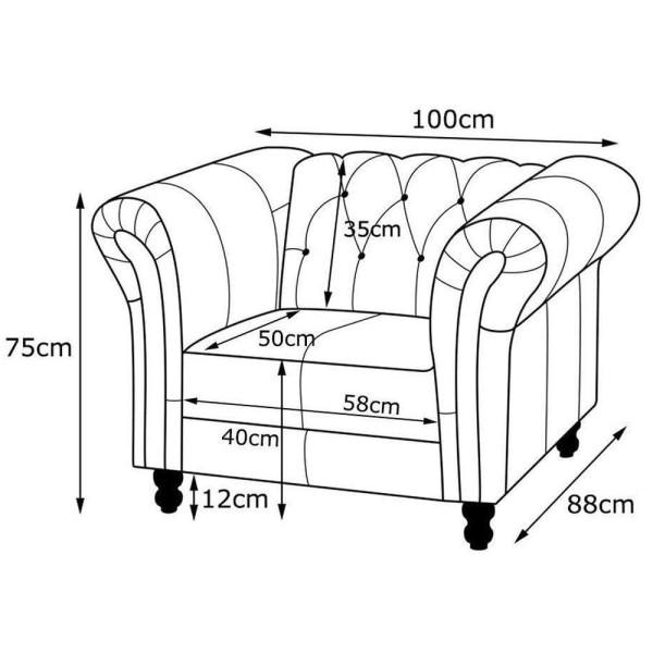 Encontraproduto.com.br - Kit 02 Poltronas Decorativa Maggiore Couro Conhaque G58 - Gran Belo
